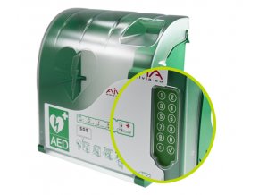 AED box interiérový s alarmem (AIVIA 210 IN)