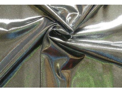 stříbrný hologram na černém