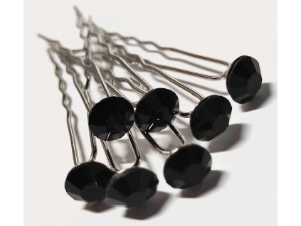 Vlásenka s kamínkem 7,2mm, délka 6cm