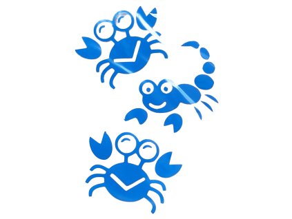 Nažehlovačky sada KRAB - modrá