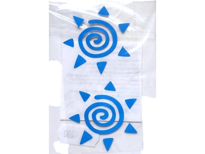 Nažehlovačky sada SLUNCE - modrá