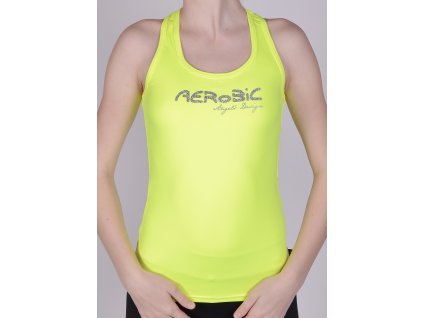Tílko boxer žluté, stříbrný AEROBIC - VÝPRODEJ