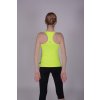 Tílko boxer žluté, šikmý nápis AEROBIC - VÝPRODEJ