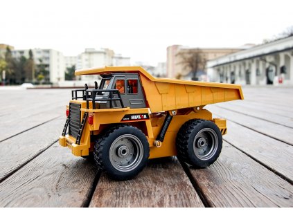 Dump Truck 4x4 1:18 billenős teherautó 6 csatornás fém fülkével