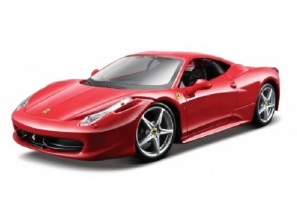 Bburago Ferrari 458 Italia 1:24 piros