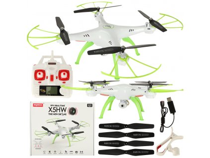 Syma: Drón X5HW FPV, BAROMÉTER, 2.4GHZ WI-FI,KAMERA, iránytű