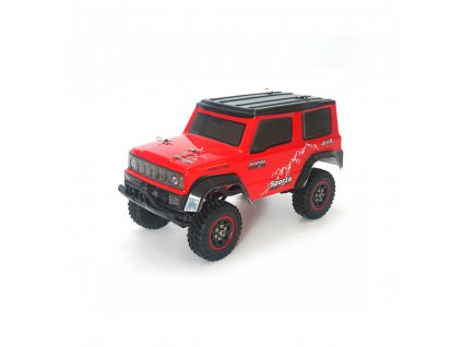 S-idee:  RC Autó Crawler 2.4G, 3CH, 1/18, RTR, piros