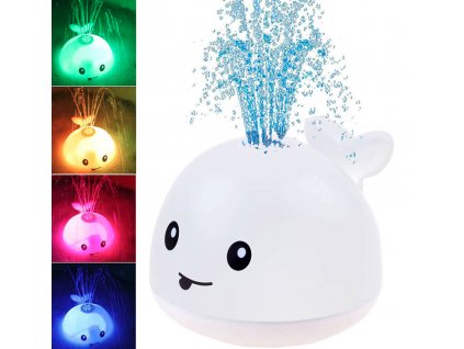 Vízi játék - világító permetező bálna