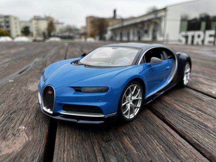 Rastar: RC Távirányítós autó Bugatti Chiron 1:14 RTR - kék