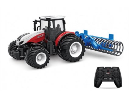 Huina (H-Toys): RC mezőgazdasági traktor tömörítővel 1:24 2,4 GHz RTR