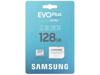 Samsung Micro SDHC kártya 128GB EVO Plus + SD adapter