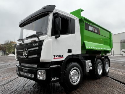 Huina: RC billenő teherautó, 1:18, 2,4 GHz, 9 csatornás, LED, RTR