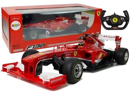 Rastar: RC Távirányítós versenyautó Forma 1 Ferrari F138 Piros 1:12 2.4G