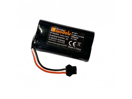 DF models: LiIon akkumulátor 7,4V / 1500 mAh