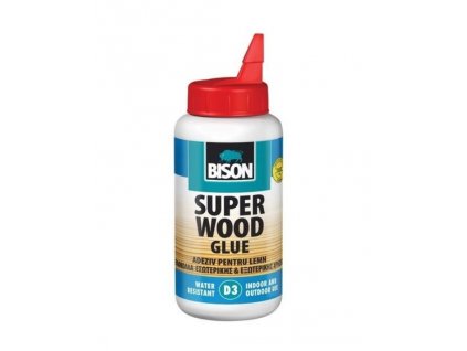 BISON SUPER WOOD D3 250g vízálló diszperzió ragasztó, faragasztó