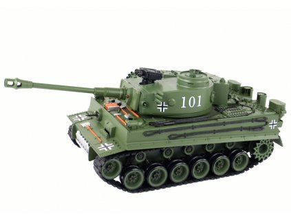RC távirányítós tank Tiger 101 1:18 zöld