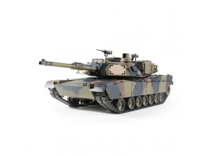 RC TORRO tank 1:16 RC M1A Abrams zöld terepszínű - BB Airsoft+IR (fém övek)