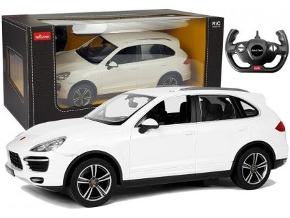 RC Autó Porsche Cayenne Turbo Rastar 1:14 Fehér