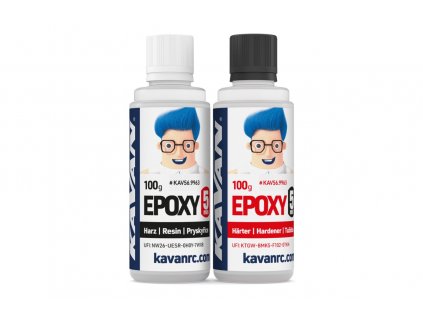 KAVAN Epoxy 5min 2x 100g átlátszó ragasztó