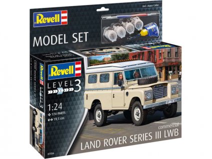 Revell: ModelSet autó 67056 - Land Rover Series III LWB (Commercial ) (1:24) készlet