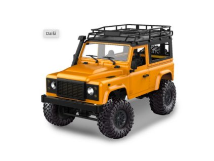 DF models: RC lánctalpas autó Land Rover Defender D90 1:12 LED 4WD arányos