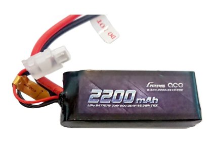 Gens Ace: 2200mAh 7,4V (2S) 50C 2S1P Lipo akkumulátor