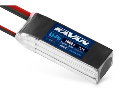 KAVAN: Li-Po akkumulátor 1800mAh/11.1V 40/80C 20.0Wh