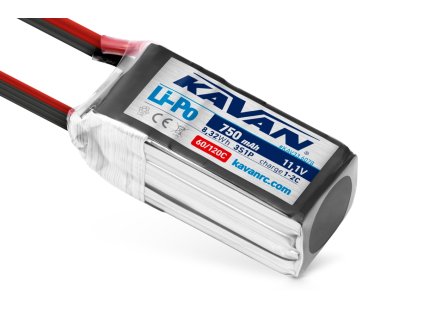 KAVAN akkumulátor Li-Po 750 mAh/11,1 V 60/120C, 8,32 Wh