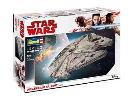 Műanyag modellkészlet SW - Millennium Falcon (1:72)
