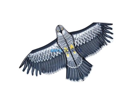 Sas alakú sárkány fogantyúval és zsinórral 150 × 70 cm