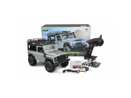 amewi rc craKwler d90 defender prporcionalni 112 stribrna