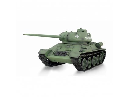 RC T34/85 BB+IR 2,4 Ghz 1:16 tank, RTR, füst- és hangmodul, fém fogaskerekek