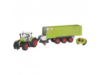 RC TRAKTOR CLAAS AXION 870 + CARGOS TRAILER PÓTKOCSI