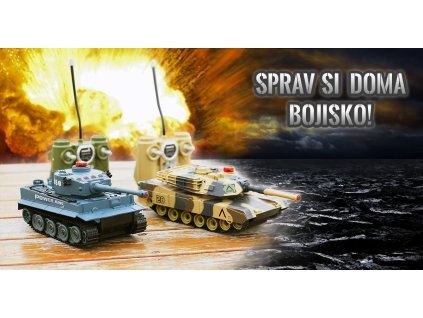 Biztonságos infravörös tankok készlete 1/24, 2v1 távirányítású