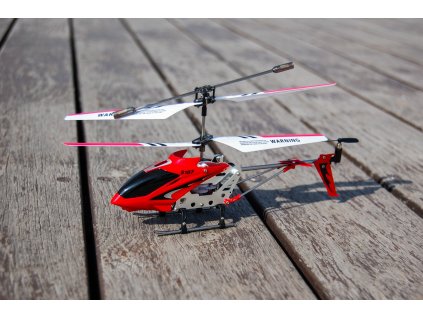 Syma s107 RC helikopter, piros