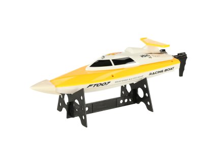 RC verseny csónak Double Horse FT007 1:16 2.4Ghz RTR, sárga