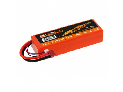 Akkumulátor LiPo 7,4 V 5200mAh Pro Racing T-dean