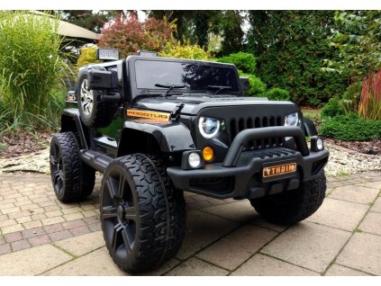 Elektromos játékautó gyerekeknek - JEEP HL1668, fekete
