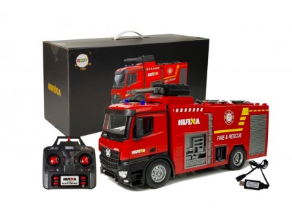 HUINA tűzoltóautó távirányítóval 1:14 2,4 GHz