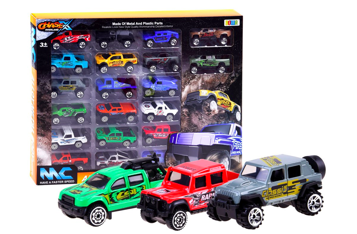 20db fém autó - terepjáró készlet