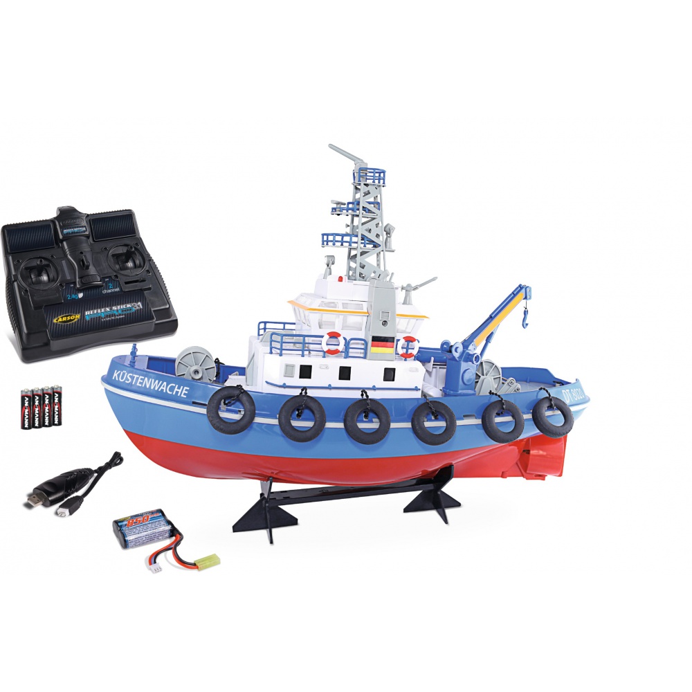 CARSON MODEL SPORT Küstenwache parti őrség  hajó funkcionális vízágyú RTR készlettel