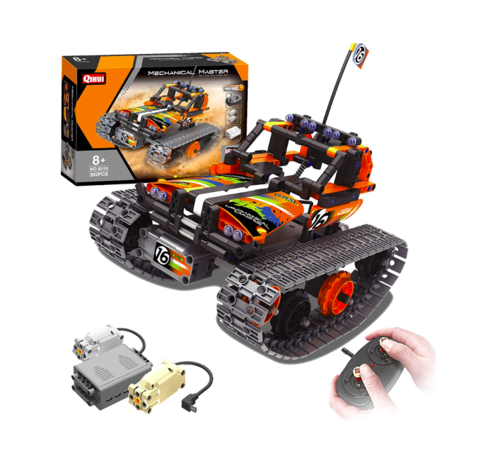 Crazy Tuning autós RC készlet Mechanical Master, 2,4 GHz, mechanikus fogaskerekek, 392 alkatrész