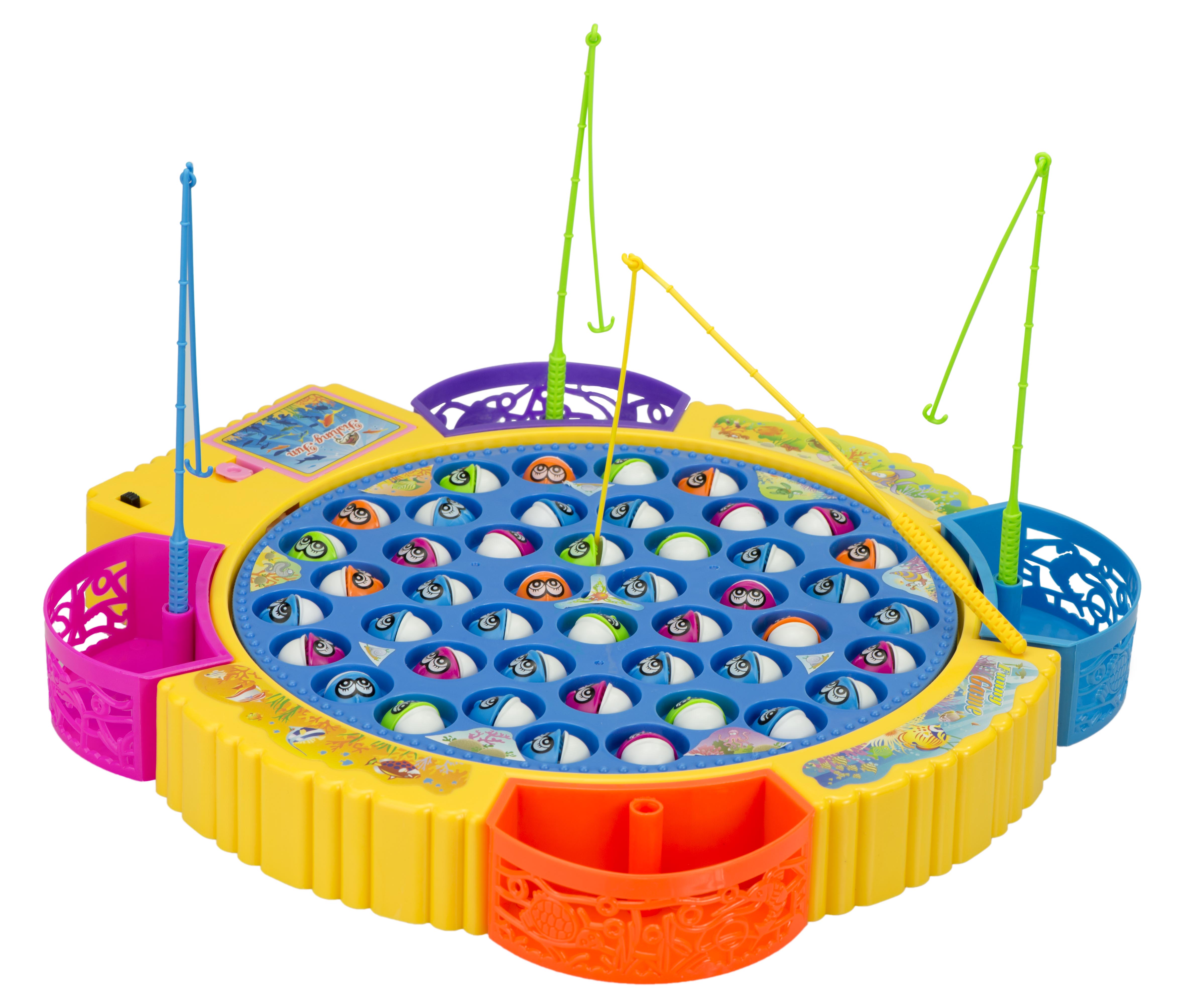 Horgászjáték 45 hal + 4 horgászbot