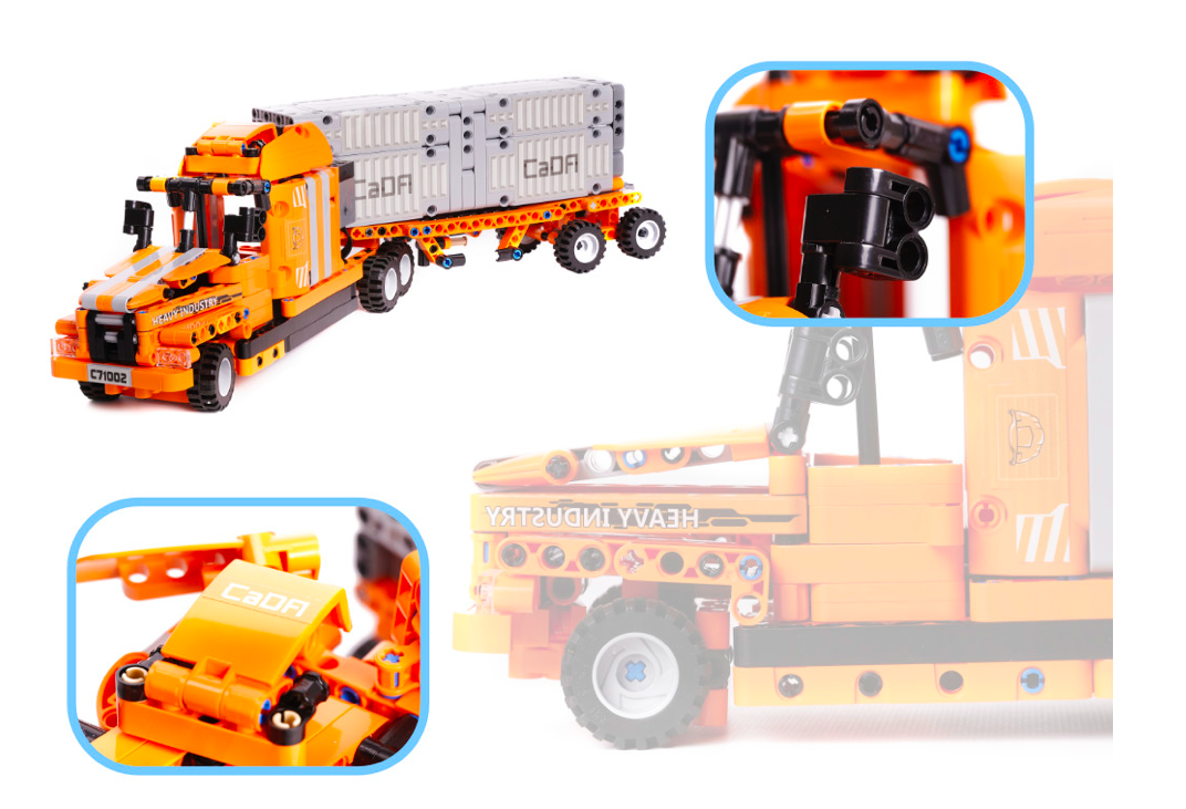 RC építő készlet CADA 10W1 634EL transzporter