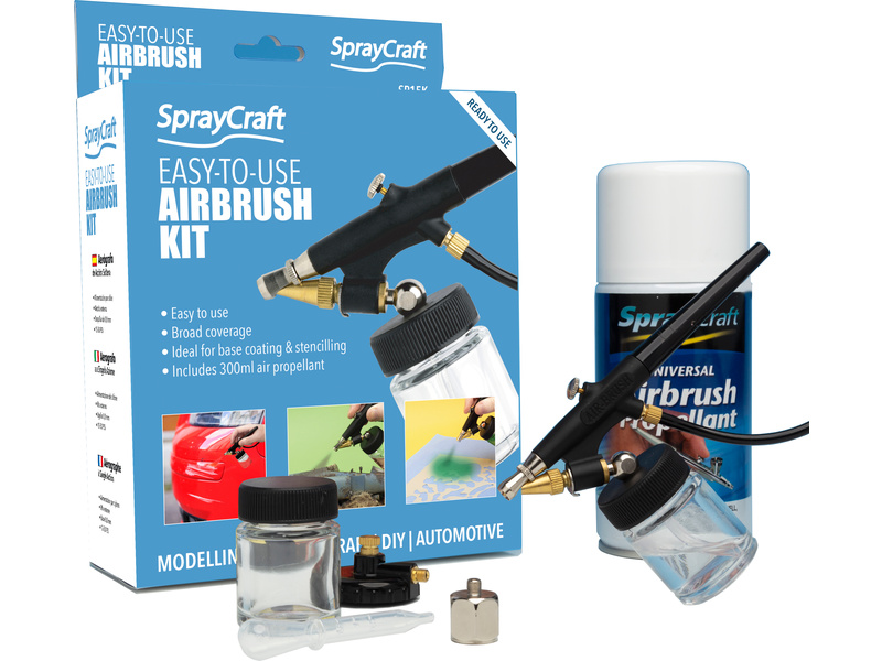 Shesto Spraycraft Airbrush SP15 szórópisztoly készlet