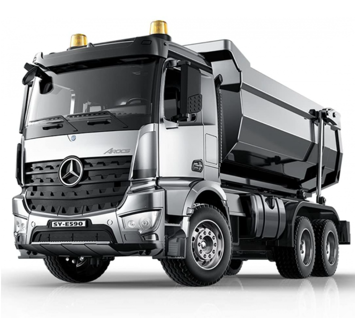 S-Idee RC Truck S-iIee Mercedes-Benz Arocs RC billenős teherautó, 1:20, 4WD