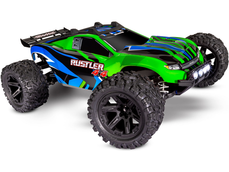 RC Autó 4x4 Traxxas Rustler 1:10 4WD RTR Szín: zöld