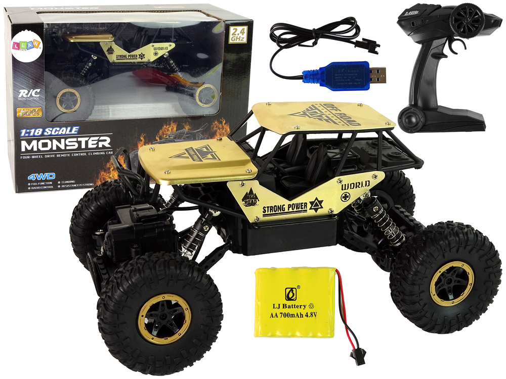 RC Crawler Monster 1:18 terepjáró Szín: arany