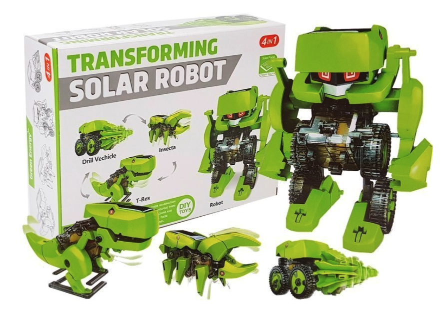 Átalakítható napelemes robot