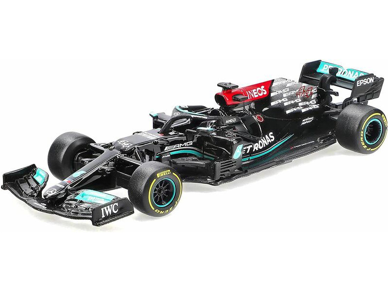 Formula fém modell - Bburago Mercedes W12 1:43 #44 Hamilton